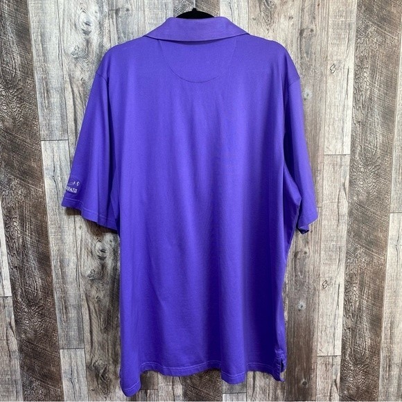 Fairway & Greene Performance- Purple Cotton Blend Golf Polo Shirt- Sz. XXL - Picture 7 of 7